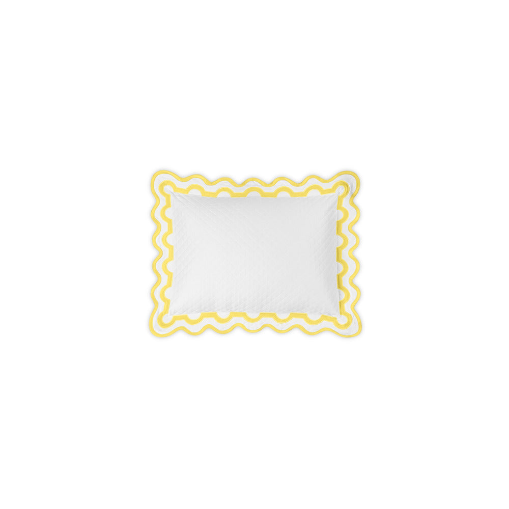 Mirasol Matelasse Sham Lemon Boudoir 