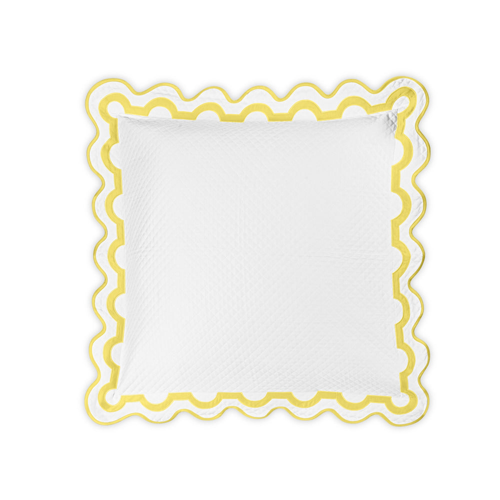 Mirasol Matelasse Sham Lemon Euro 