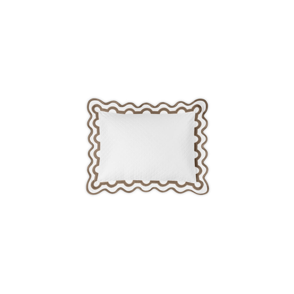 Mirasol Matelasse Sham Mocha Boudoir 