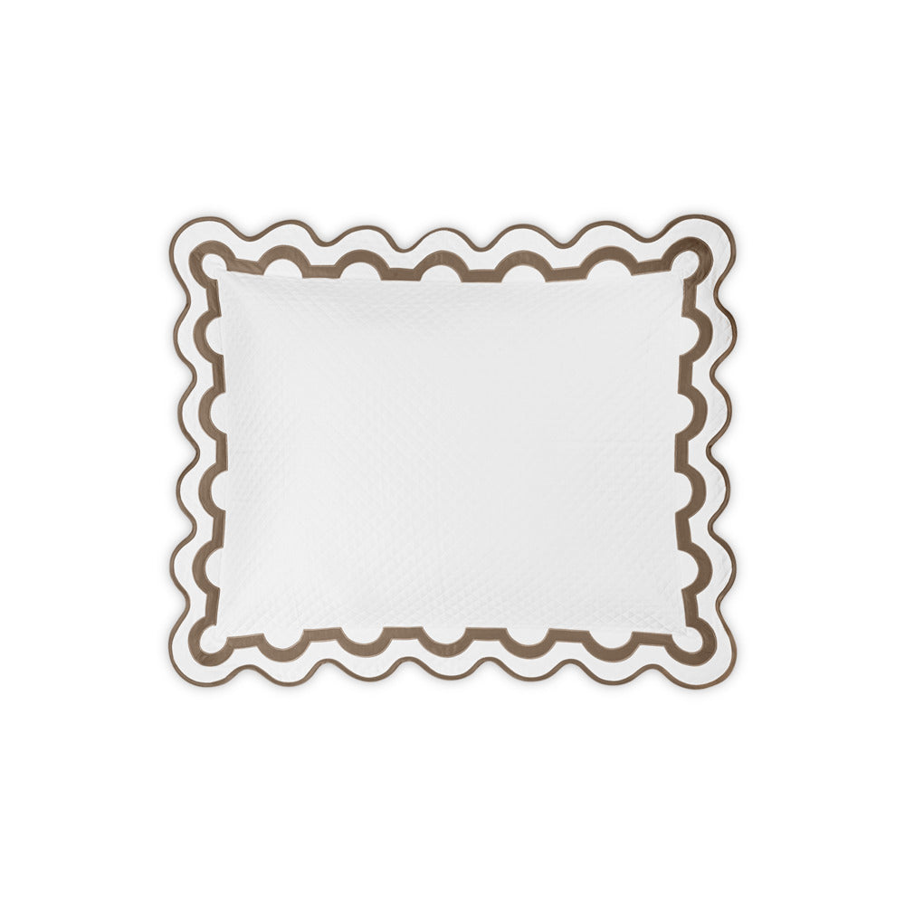 Mirasol Matelasse Sham Mocha Standard 