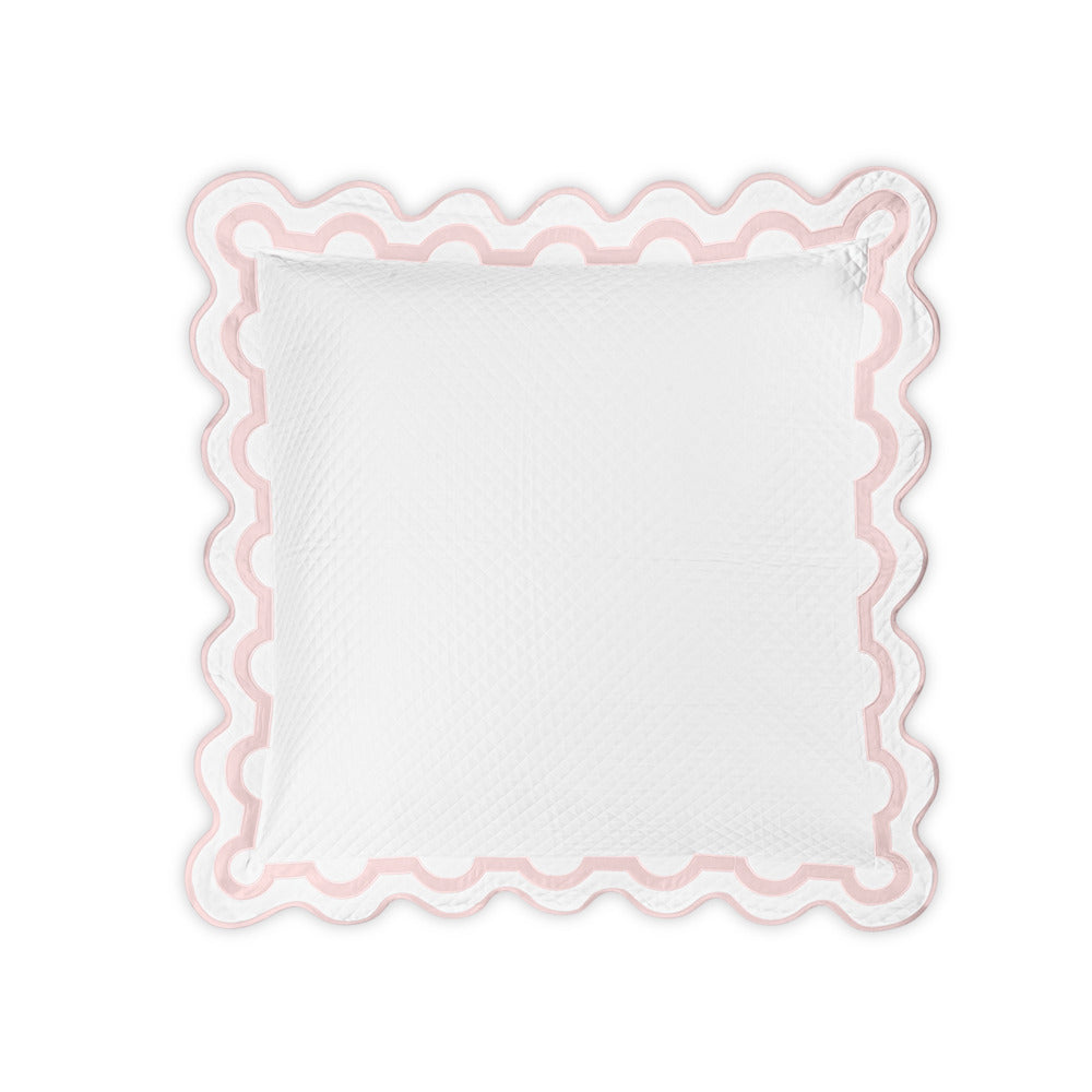 Mirasol Matelasse Sham Pink Euro 
