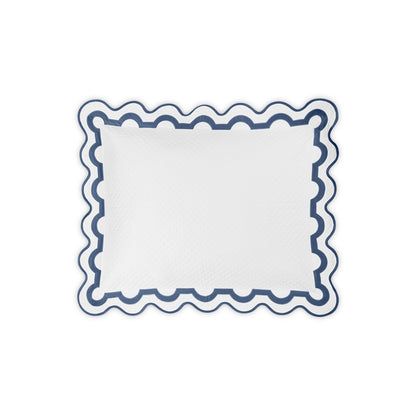 Mirasol Matelasse Sham Steel Blue Standard 