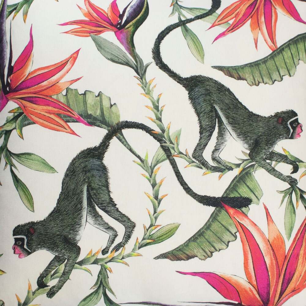 Monkey Paradise Pillow Chalk by Ngala Trading Company Additional Image - 1