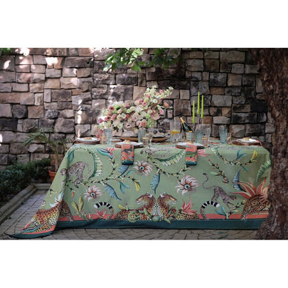 Monkey Paradise Tablecloth - Cotton - Delta - Large by Ngala Trading Company Additional Image - 3