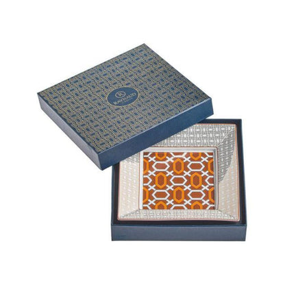 Mosaic Alhambra Orange Trinket Tray by Raynaud 1