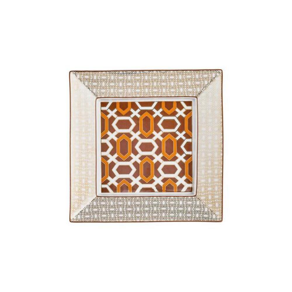 Mosaic Alhambra Orange Trinket Tray by Raynaud 