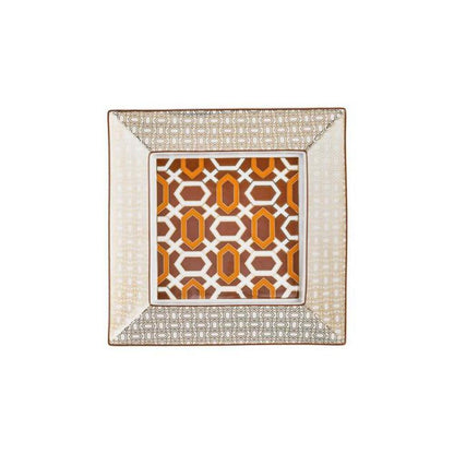 Mosaic Alhambra Orange Trinket Tray by Raynaud 