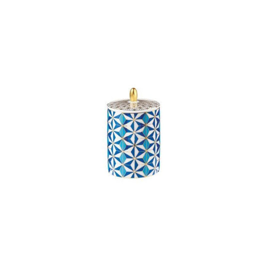 Mosaic Medina Blue Candle by Raynaud 