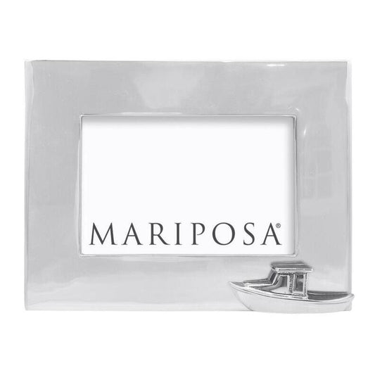 Motorboat 4" x 6" Engravable Frame by Mariposa 