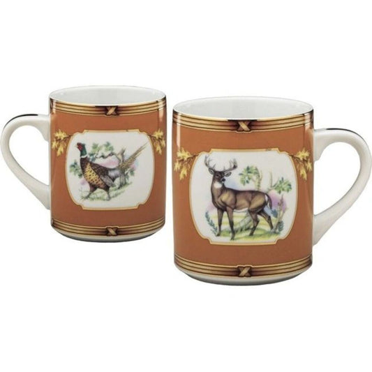 Mug Buck & Pheasant American Wildlife by Julie Wear 