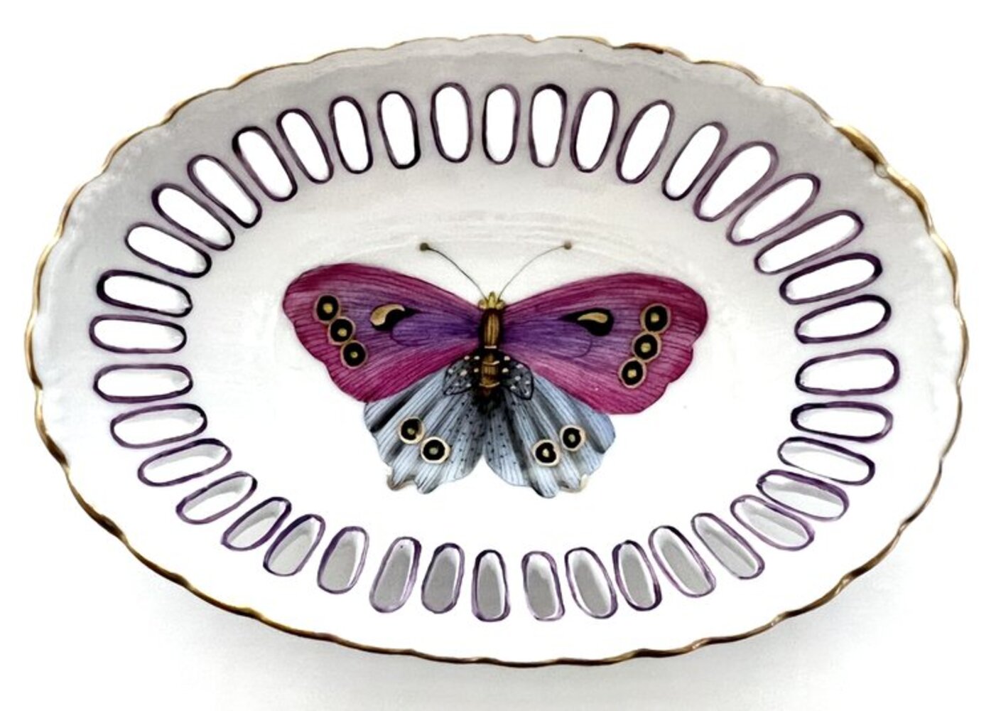 NA99 - Oval Pierced Dish by Anna Weatherley