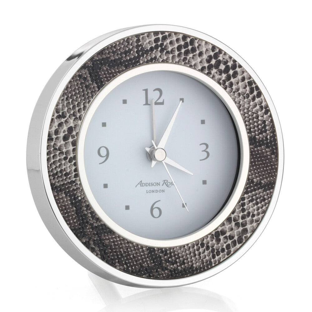 Natural Snake Silver & Alarm Clock by Addison Ross