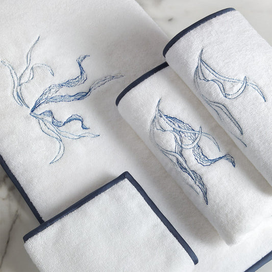Nautilus Bath Towels by Yves Delorme