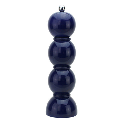 Navy Bobbin Salt or Pepper Mill Grinder 24cm by Addison Ross