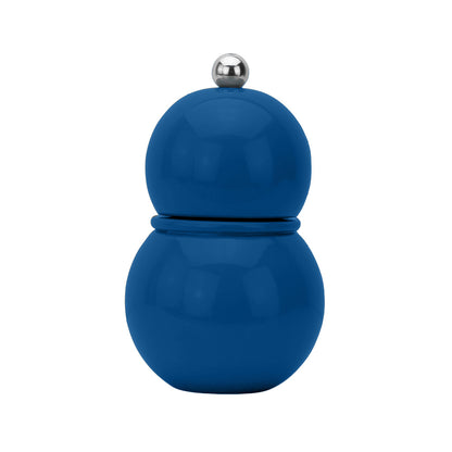 Navy Lacquer Chubbie Salt & Pepper Grinder 12cm by Addison Ross