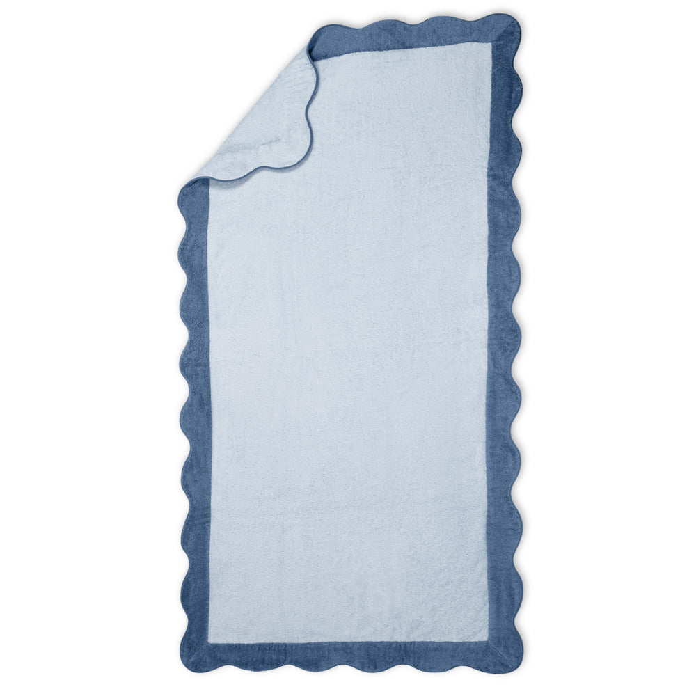 Neptune Pool Towel Light Blue & Sea 