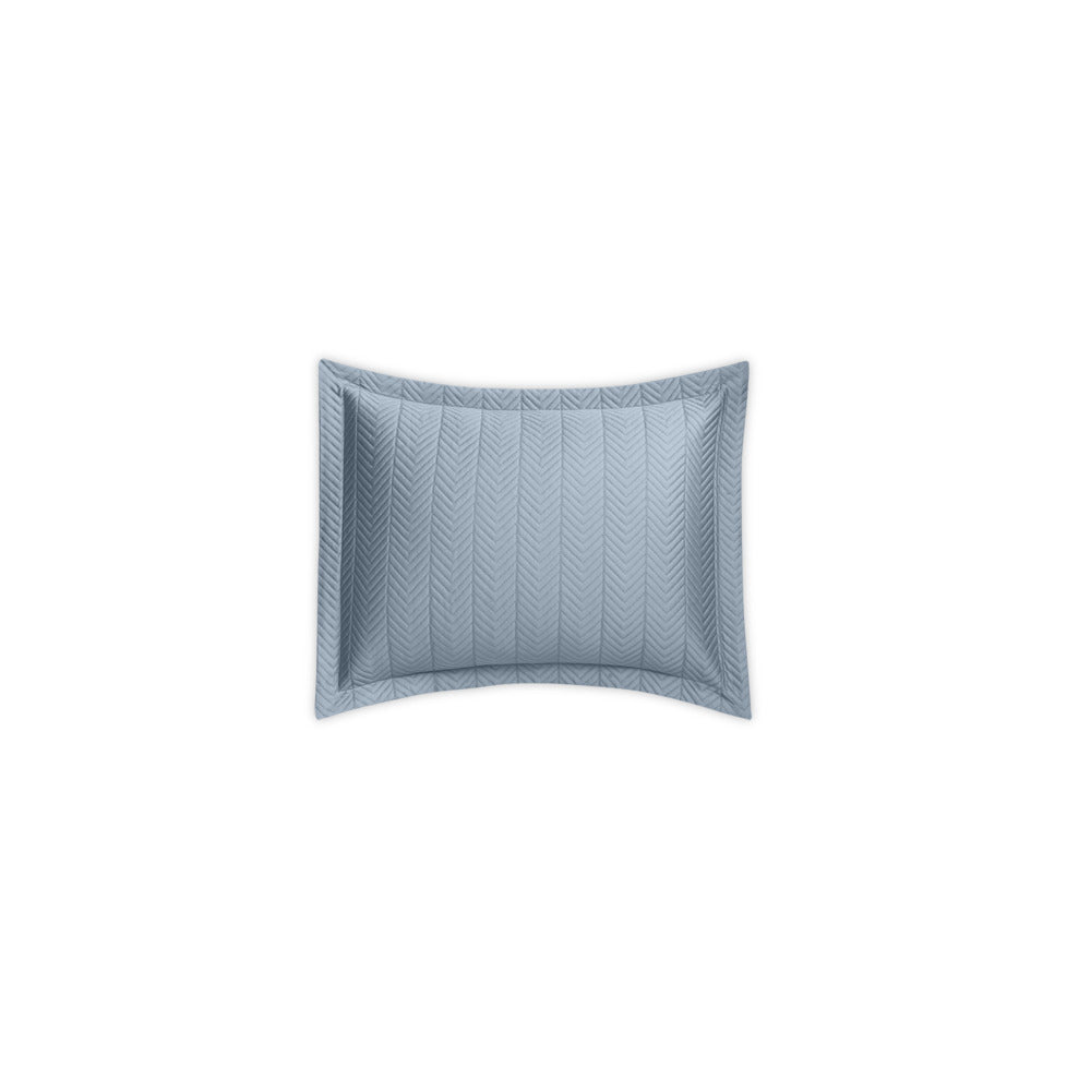 Netto Sham Hazy Blue Quilted Boudoir 