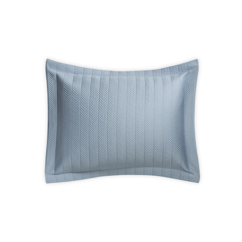 Netto Sham Hazy Blue Quilted Standard 