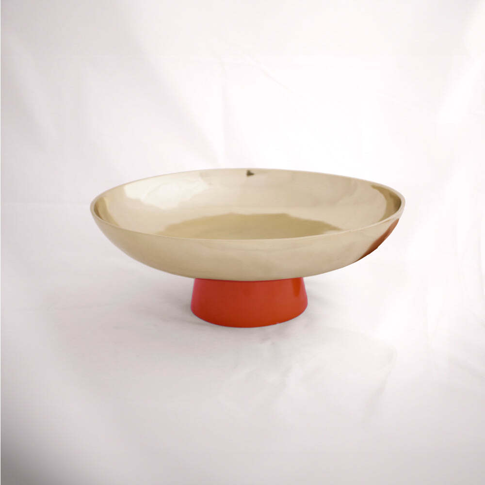 Carnaval Sierra Modern Bowl with Base by Beatriz Ball