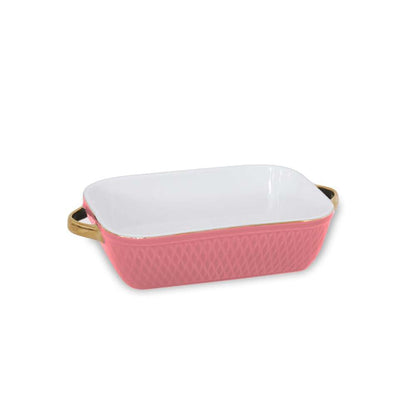 Ceramic Rectangular Baker with Gold Handles by Beatriz Ball Additional Image 6