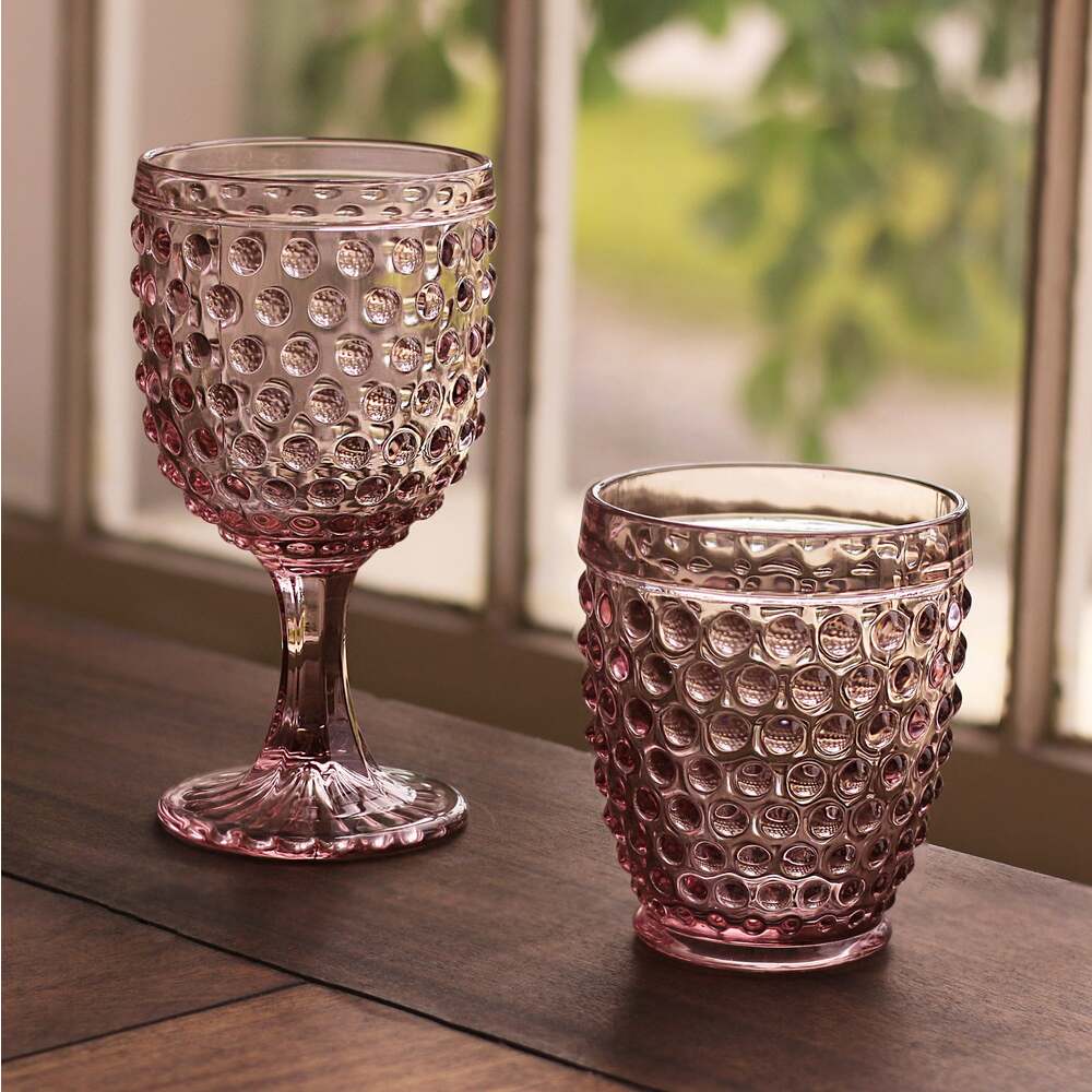 Hobnail Double Old Fashioned Glass Set of 4 by Beatriz Ball Additional Image 1