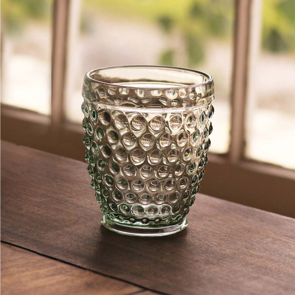 Hobnail Double Old Fashioned Glass Set of 4 by Beatriz Ball Additional Image 4