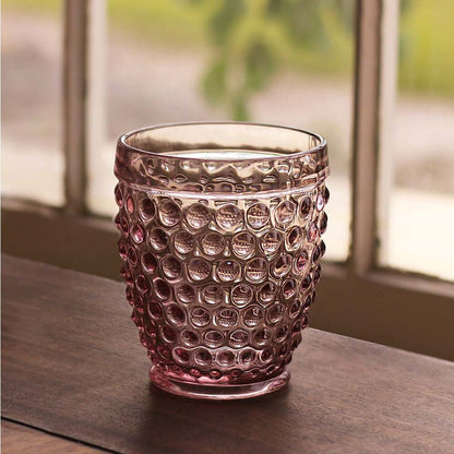 Hobnail Double Old Fashioned Glass Set of 4 by Beatriz Ball