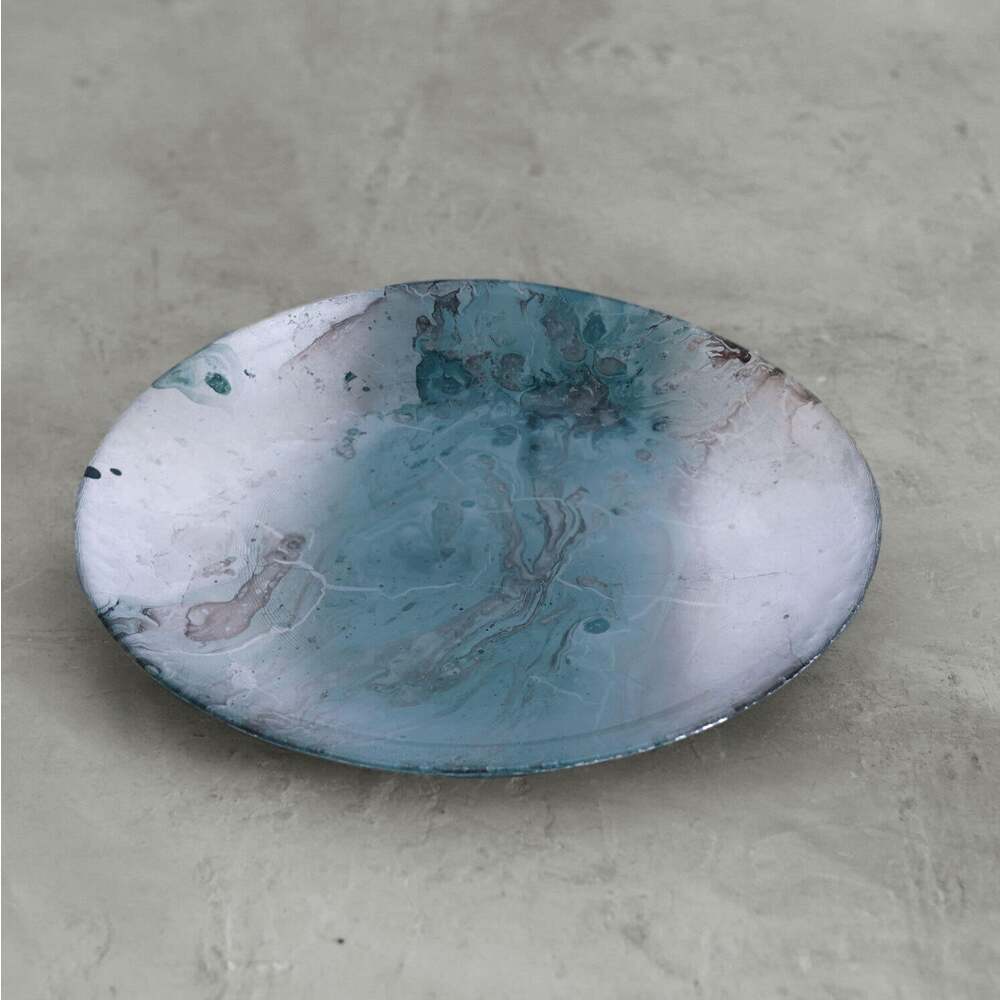 New Orleans Foil Leafing Round Platter by Beatriz Ball Additional Image 5