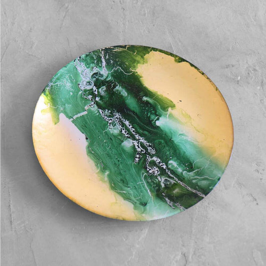 New Orleans Round Painted Platter by Beatriz Ball