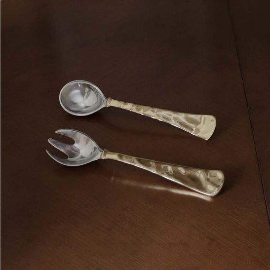 Sierra Modern Large Salad Servers by Beatriz Ball