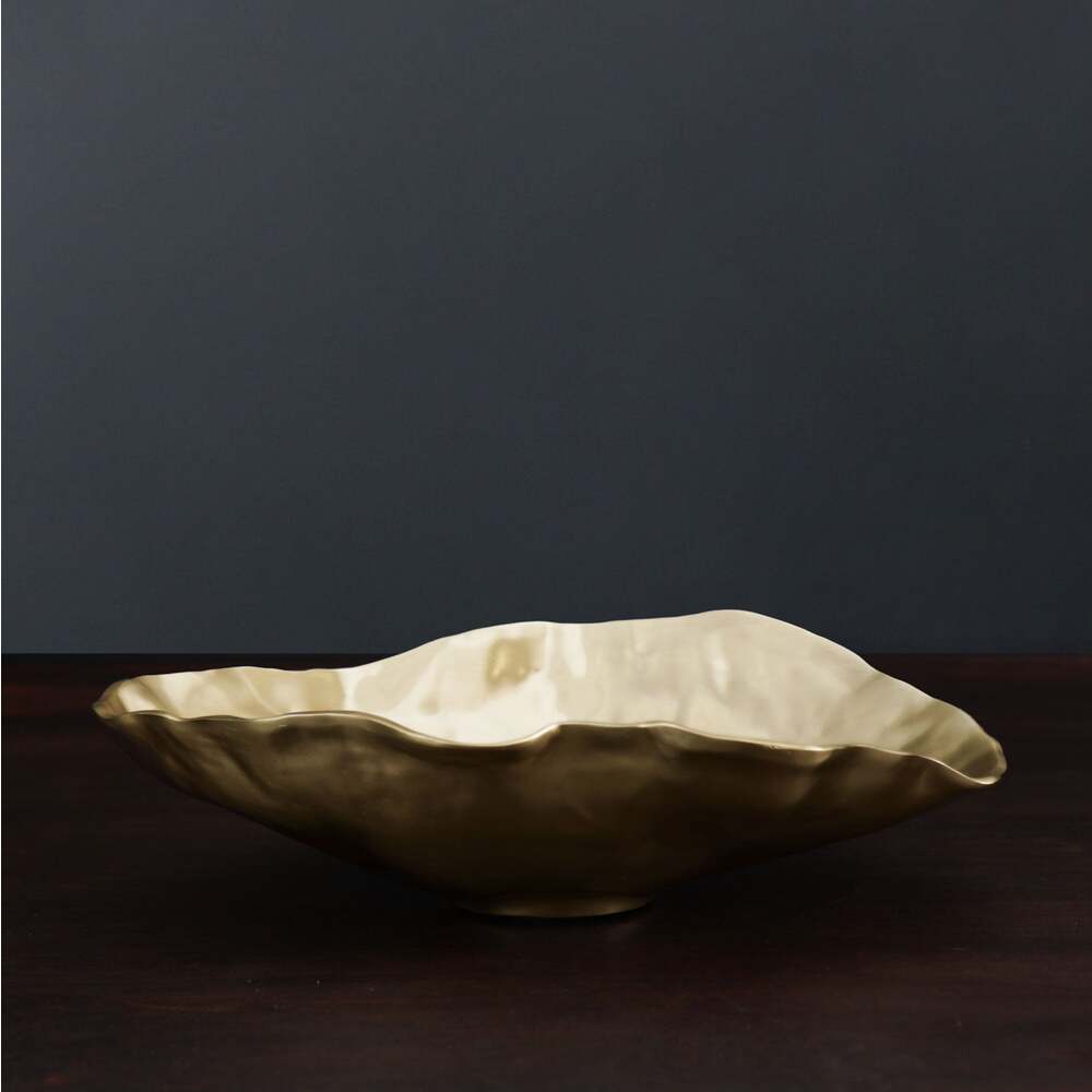 Sierra Modern Maia Oval Bowl - Gold by Beatriz Ball Additional Image 2