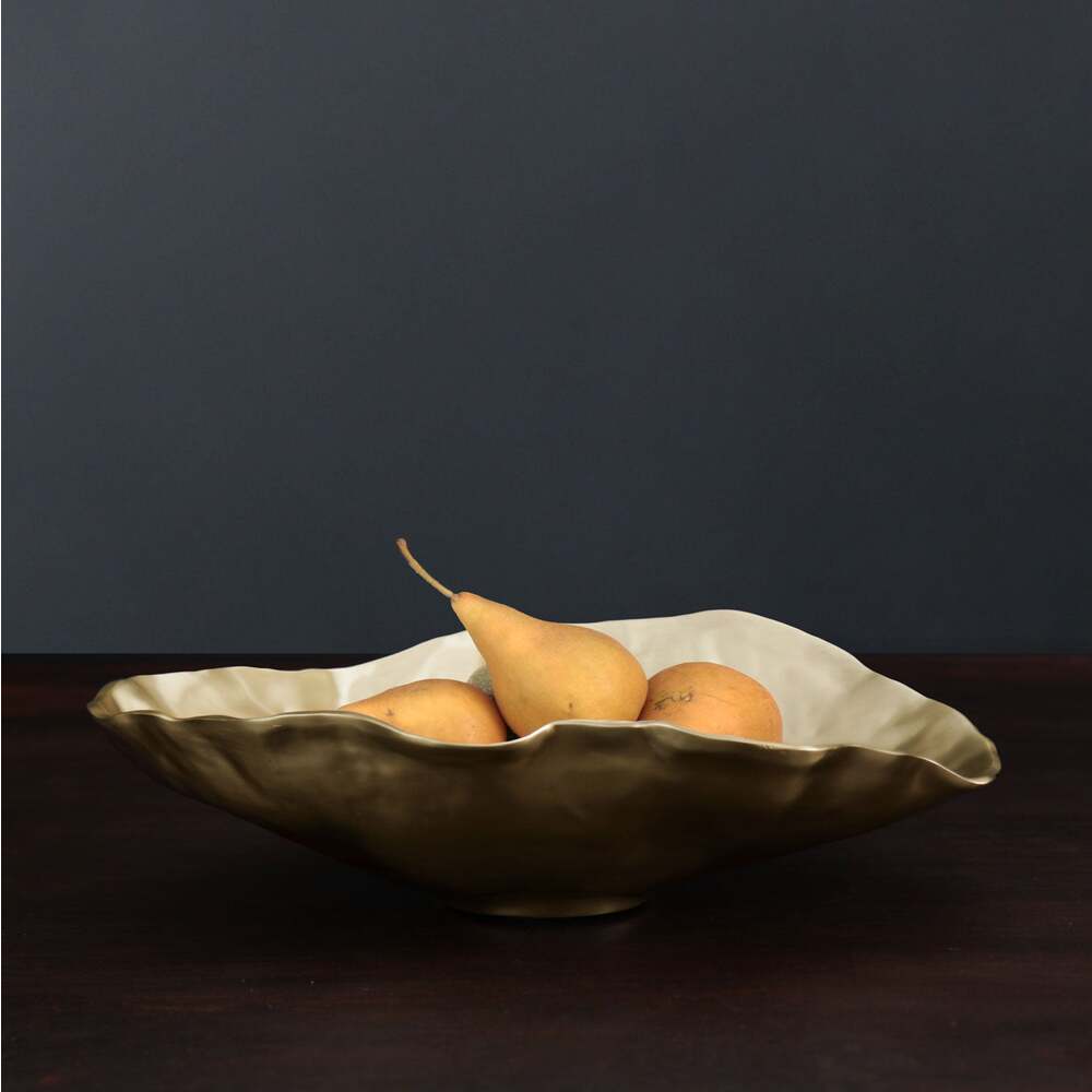 Sierra Modern Maia Oval Bowl - Gold by Beatriz Ball Additional Image 4