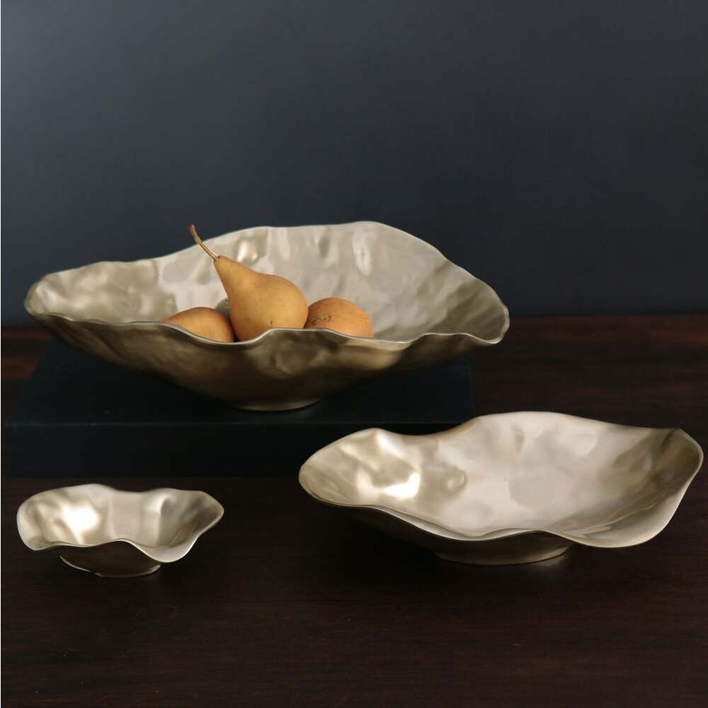 Sierra Modern Maia Oval Bowl - Gold by Beatriz Ball Additional Image 5