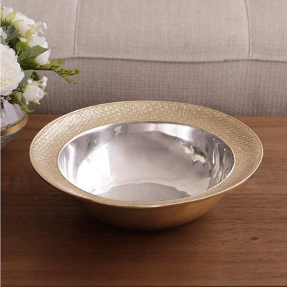 Sierra Modern Nassau Bowl - Silver & Gold by Beatriz Ball