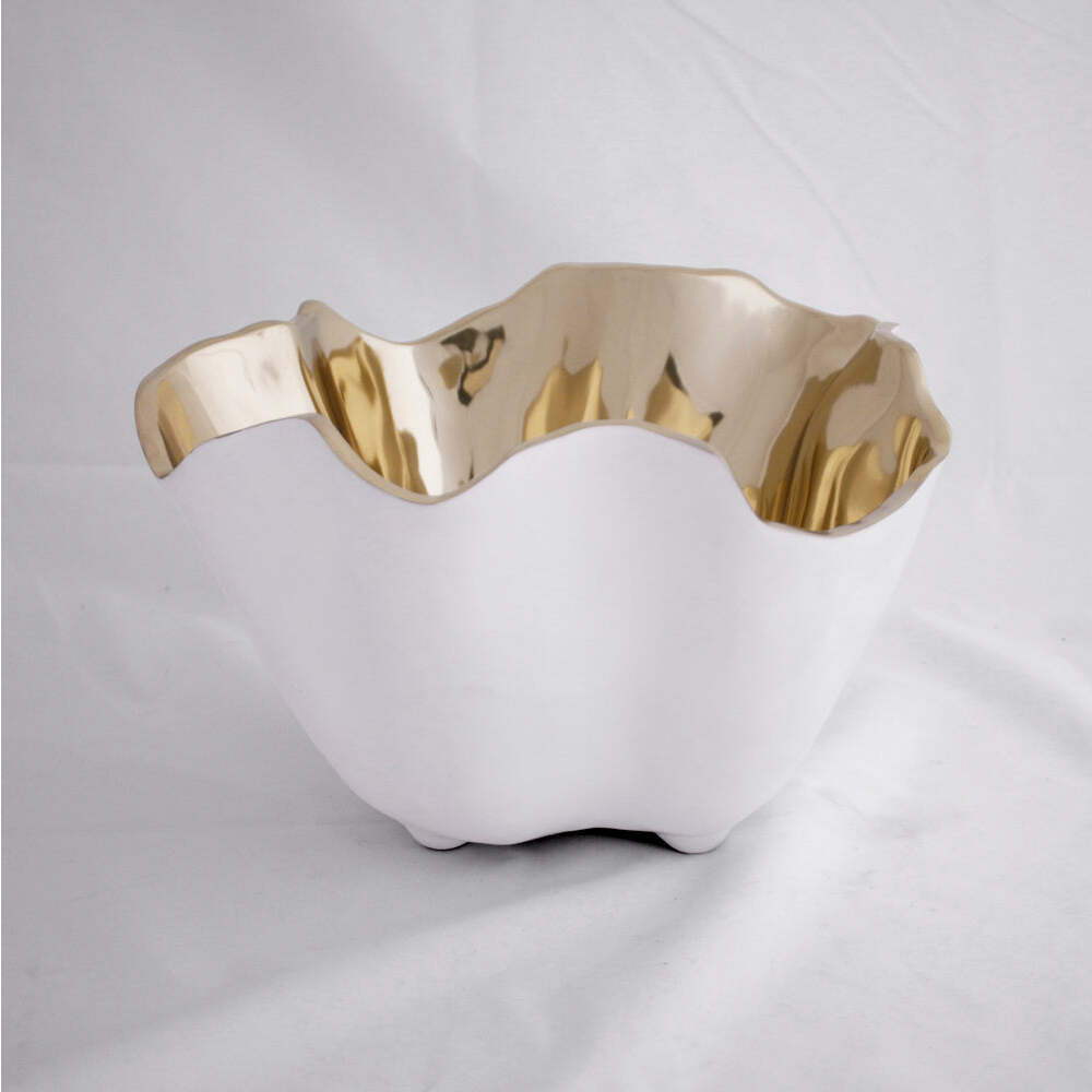 Thanni Ice Bucket - White & Gold by Beatriz Ball Additional Image 1