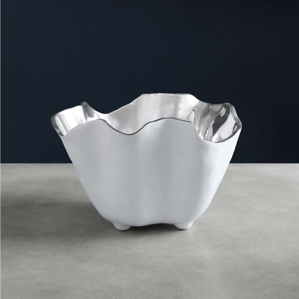 Thanni Ice Bucket - White & Silver by Beatriz Ball