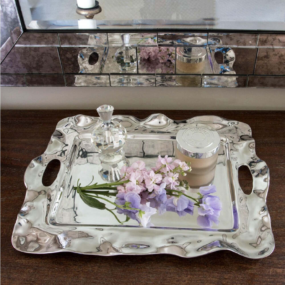 Vento Rebecca Rectangular Tray with Handles by Beatriz Ball Additional Image 11