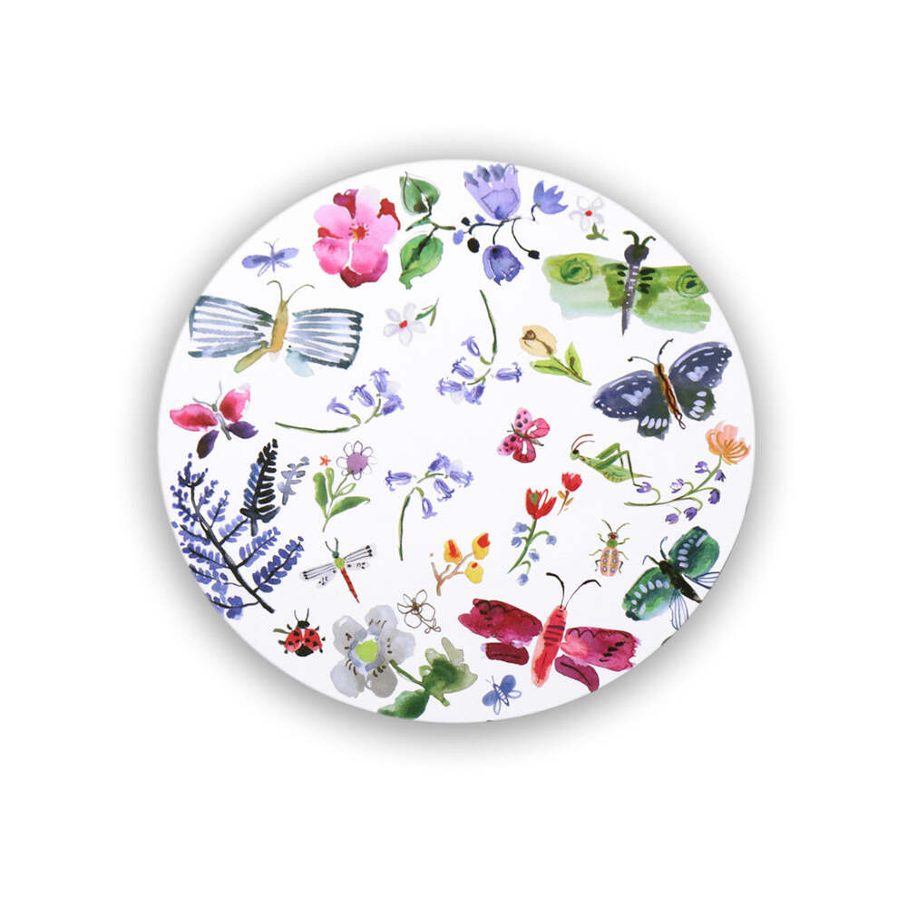 Vida Croc Reversible 15.5" Round Placemats Set of 4 by Beatriz Ball Additional Image 13