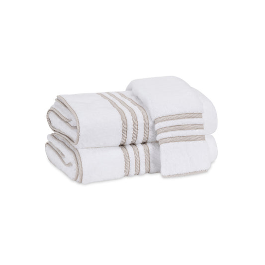 Newport Bath Towel Tan Stripe 