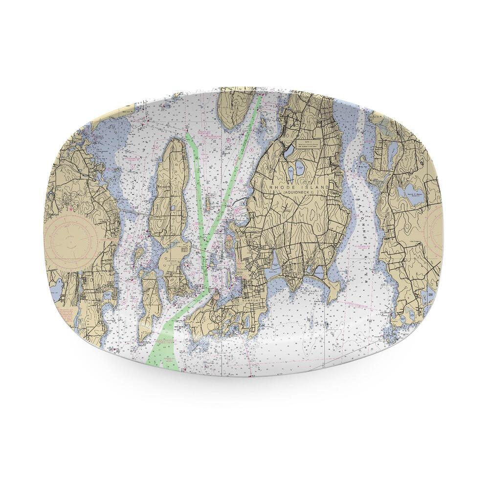 Newport Chart Platter by Mariposa 