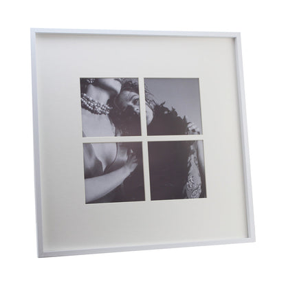 Nine Aperture White Wall Hanging Frame by Addison Ross