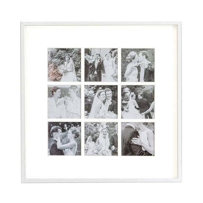 Nine Aperture White Wall Hanging Frame by Addison Ross Additional Image-2