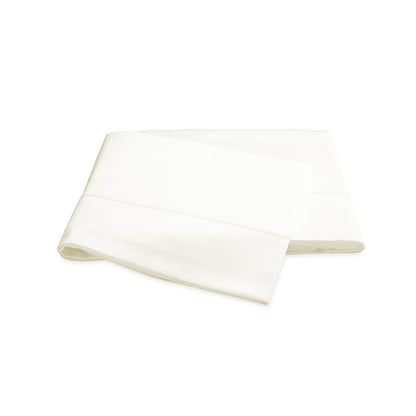 Nocturne Hemstitch Flat Sheet Ivory 