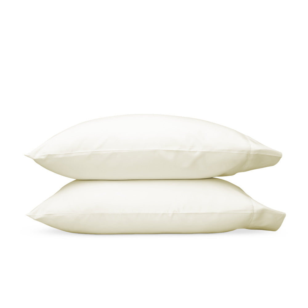 Nocturne Hemstitch Pillowcase Pair Ivory 
