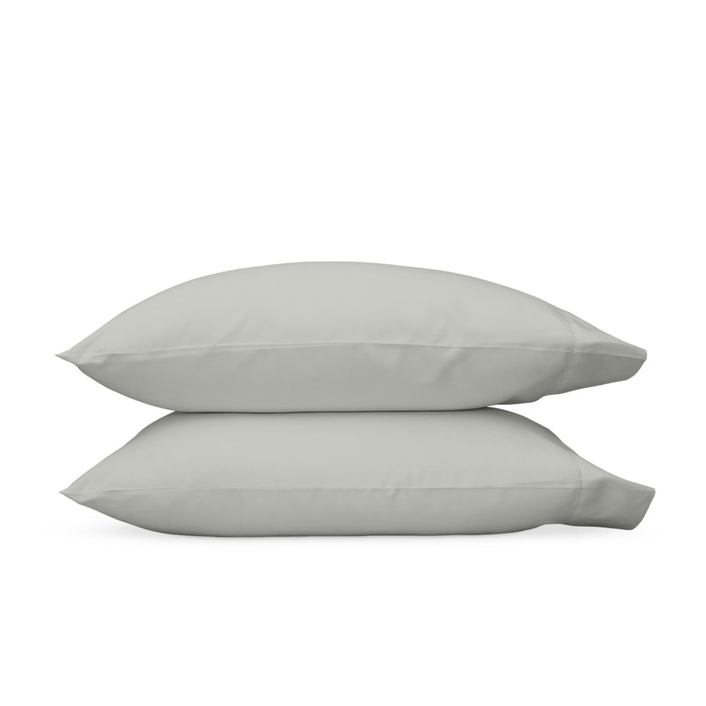 Nocturne Hemstitch Pillowcase Pair Silver 