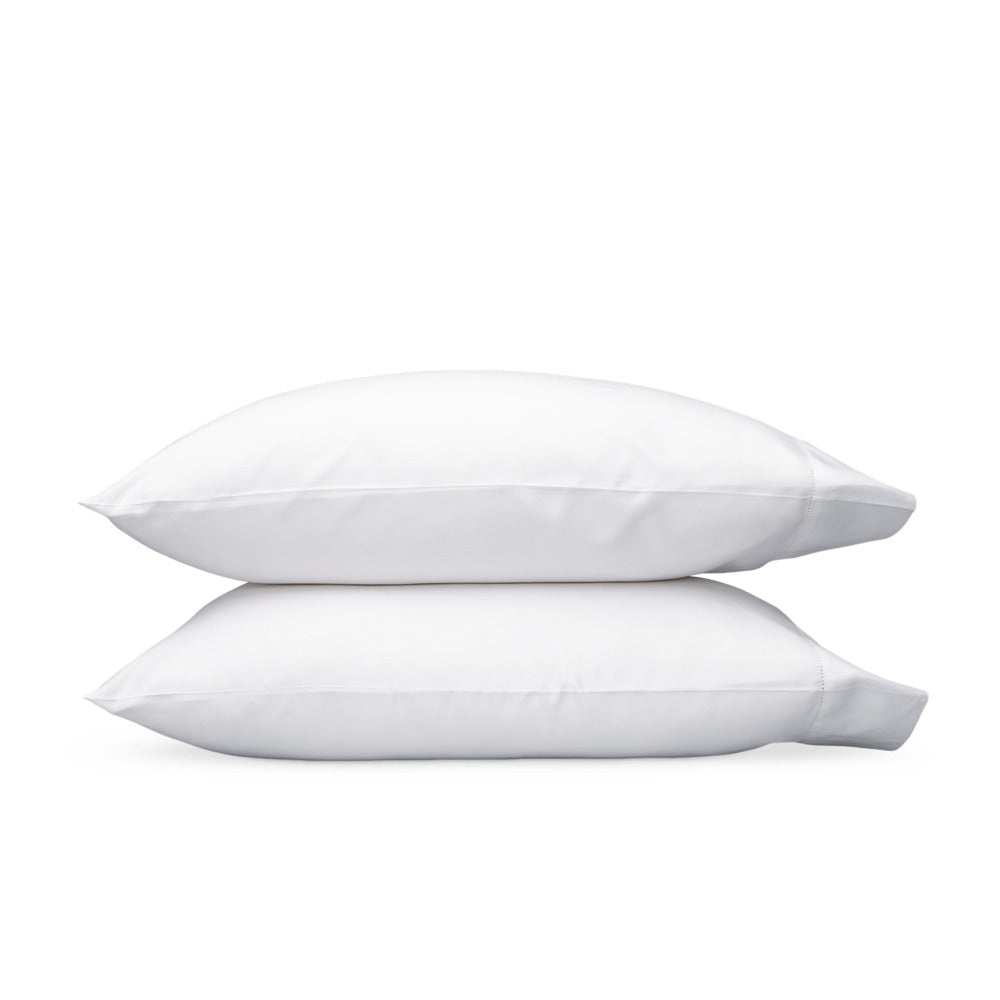 Nocturne Hemstitch Pillowcase Pair White 
