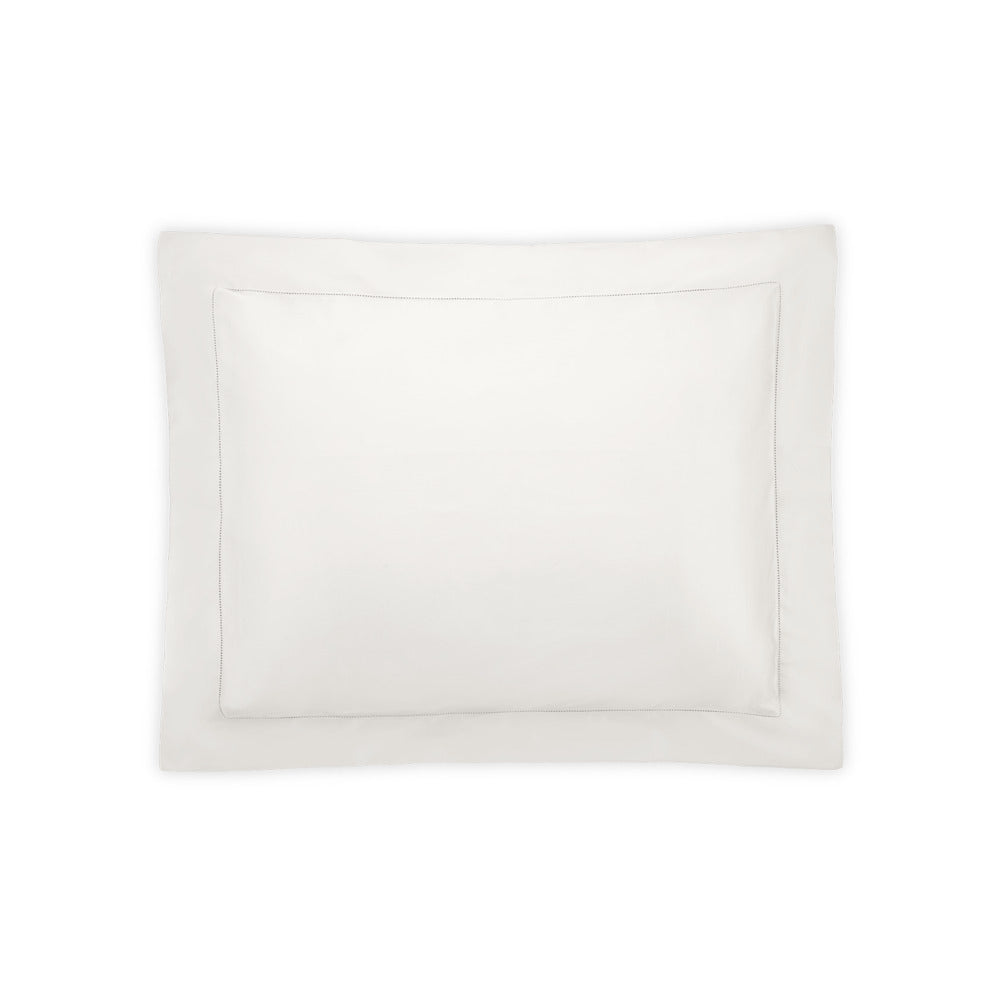 Nocturne Hemstitch Sham Bone Standard 