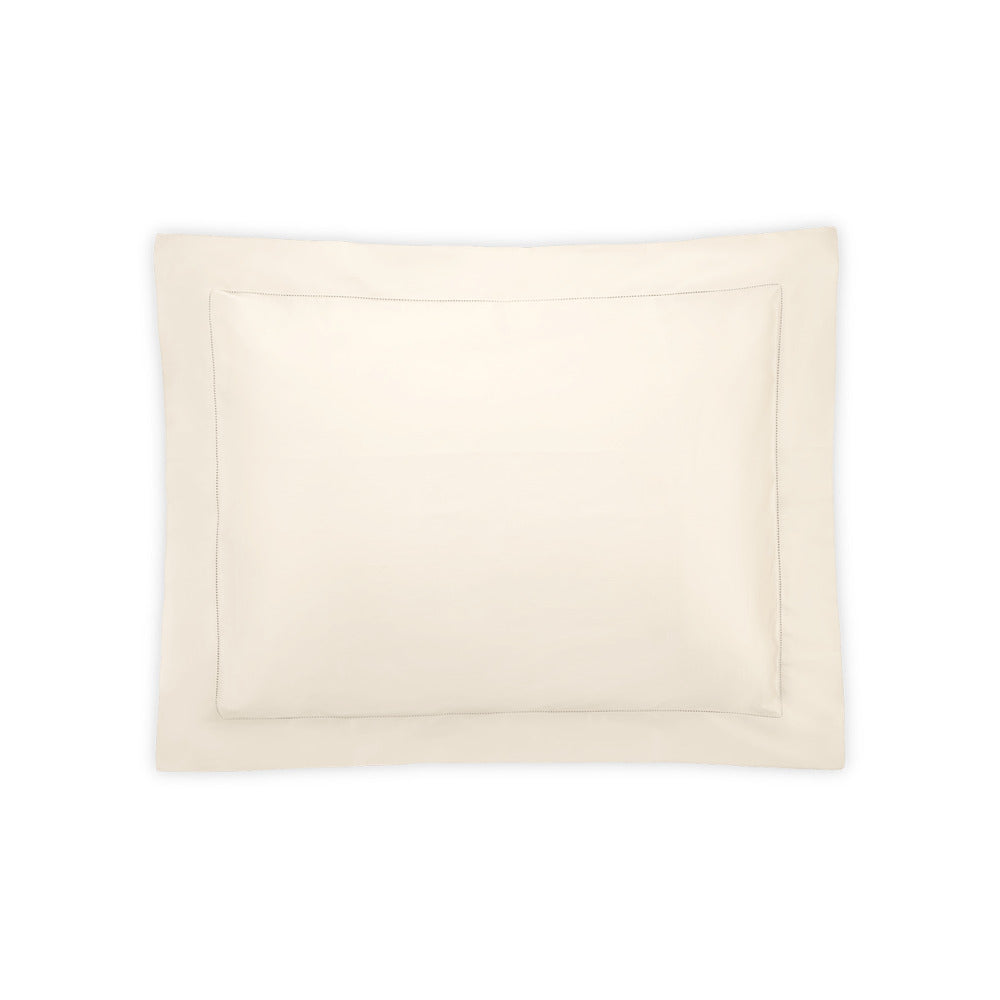 Nocturne Hemstitch Sham Ivory Standard 