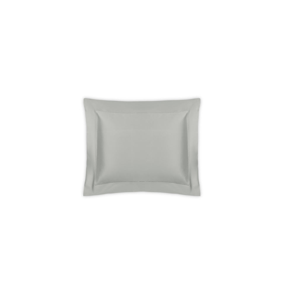 Nocturne Hemstitch Sham Silver Boudoir 