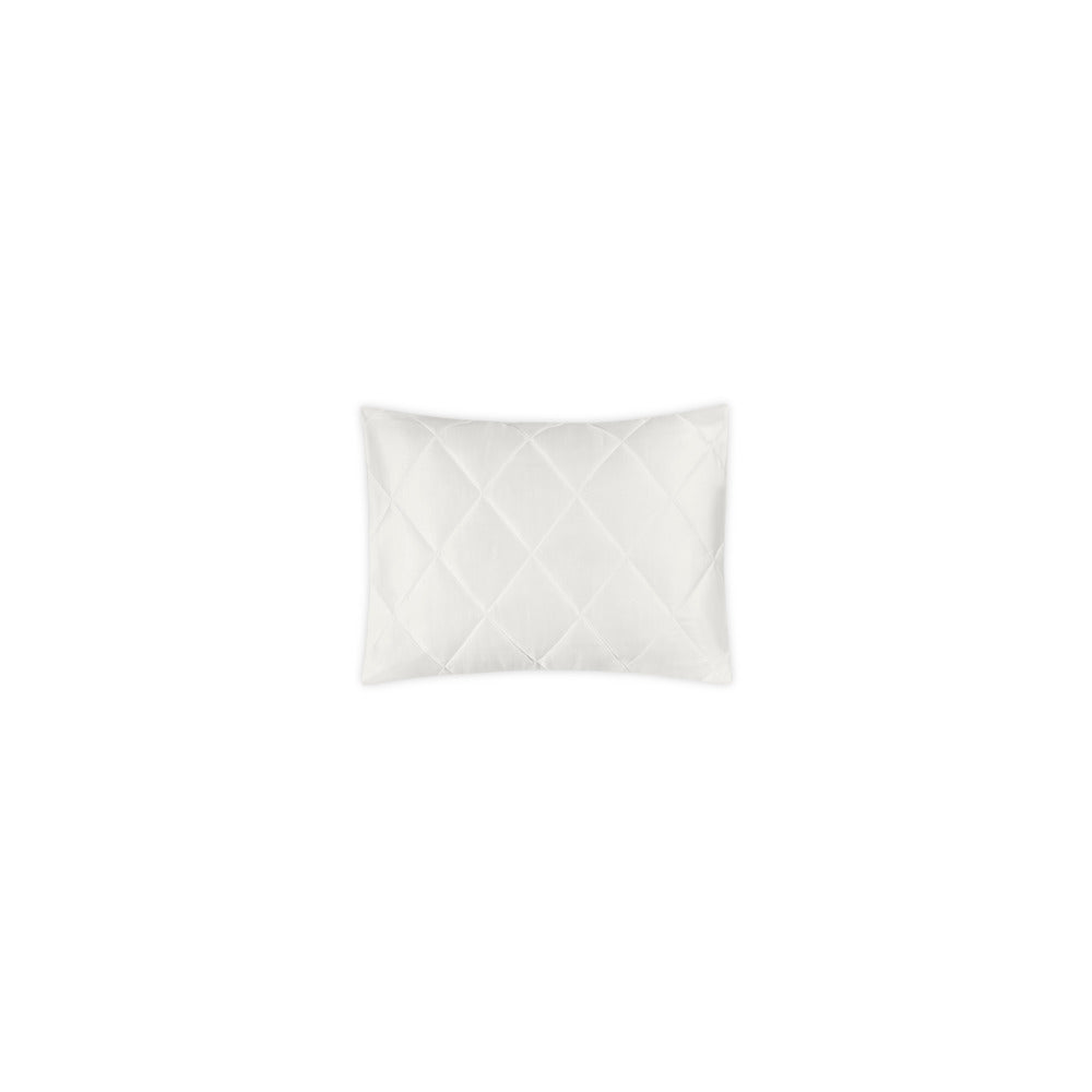 Nocturne Quilt Sham Bone Quilted Boudoir 